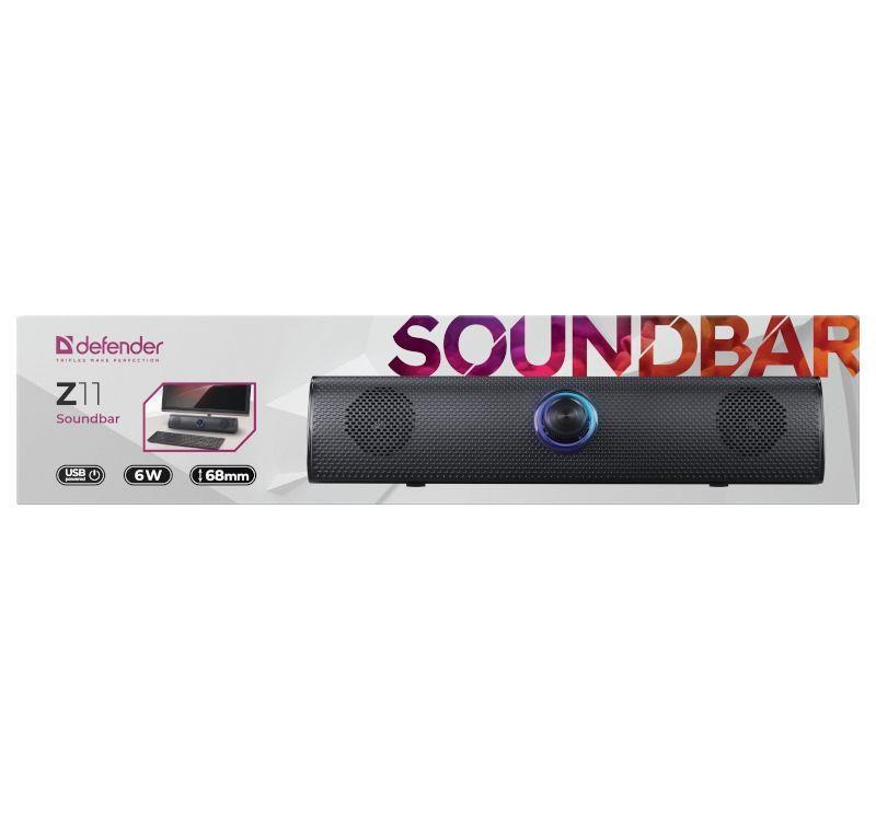 Głośnik Defender Z11 Soundbar 6W USB LED Podświetlany — zdjęcie 6