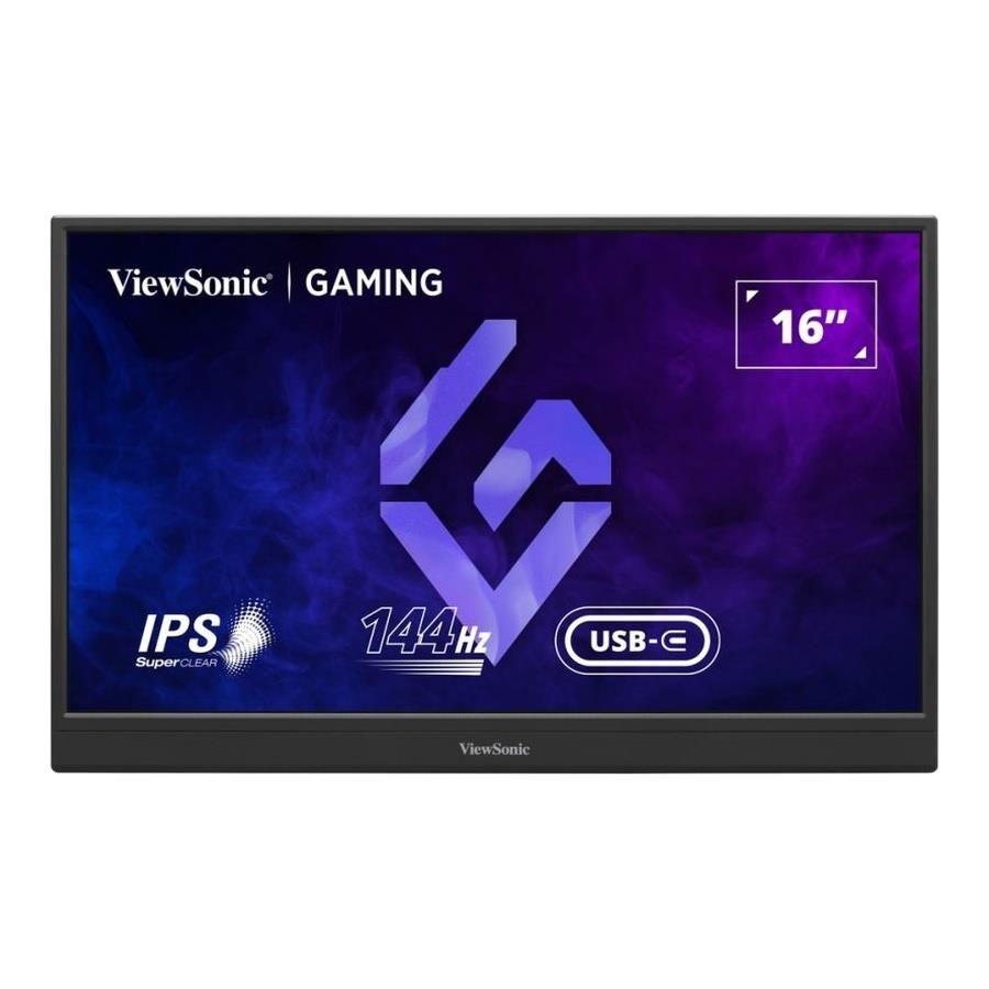 Monitor ViewSonic 16" VX1654 IPS FHD 144Hz MiniHDMI 2xUSB-C głośniki