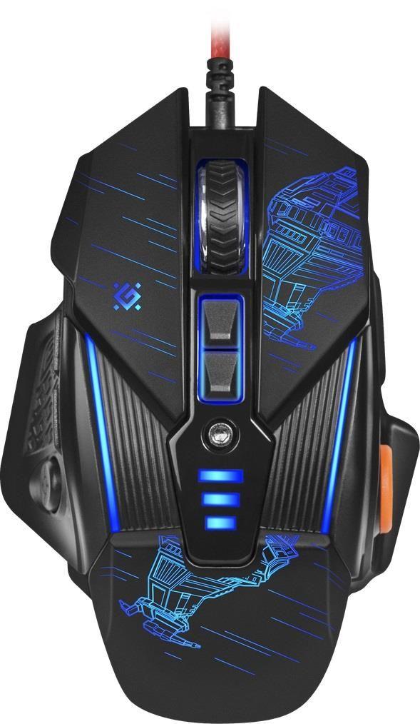 Mysz przewodowa Defender STARX GM-390L 3200dpi Gaming 8P + GRA — zdjęcie 2