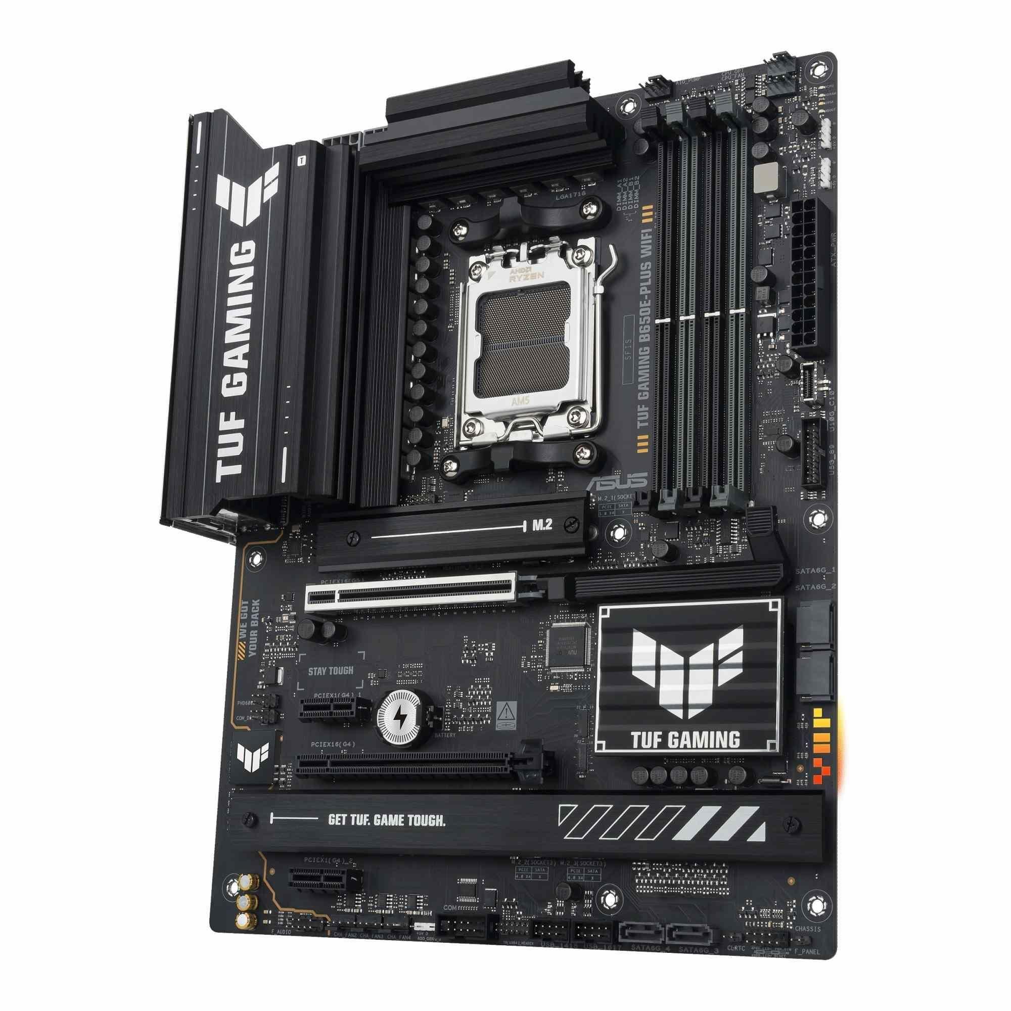 Płyta Asus TUF GAMING B650E-PLUS WIFI /AMD B650/DDR5/SATA3/M.2/USB3.2/WiFi/BT/PCIe5.0/AM5/ATX — zdjęcie 3