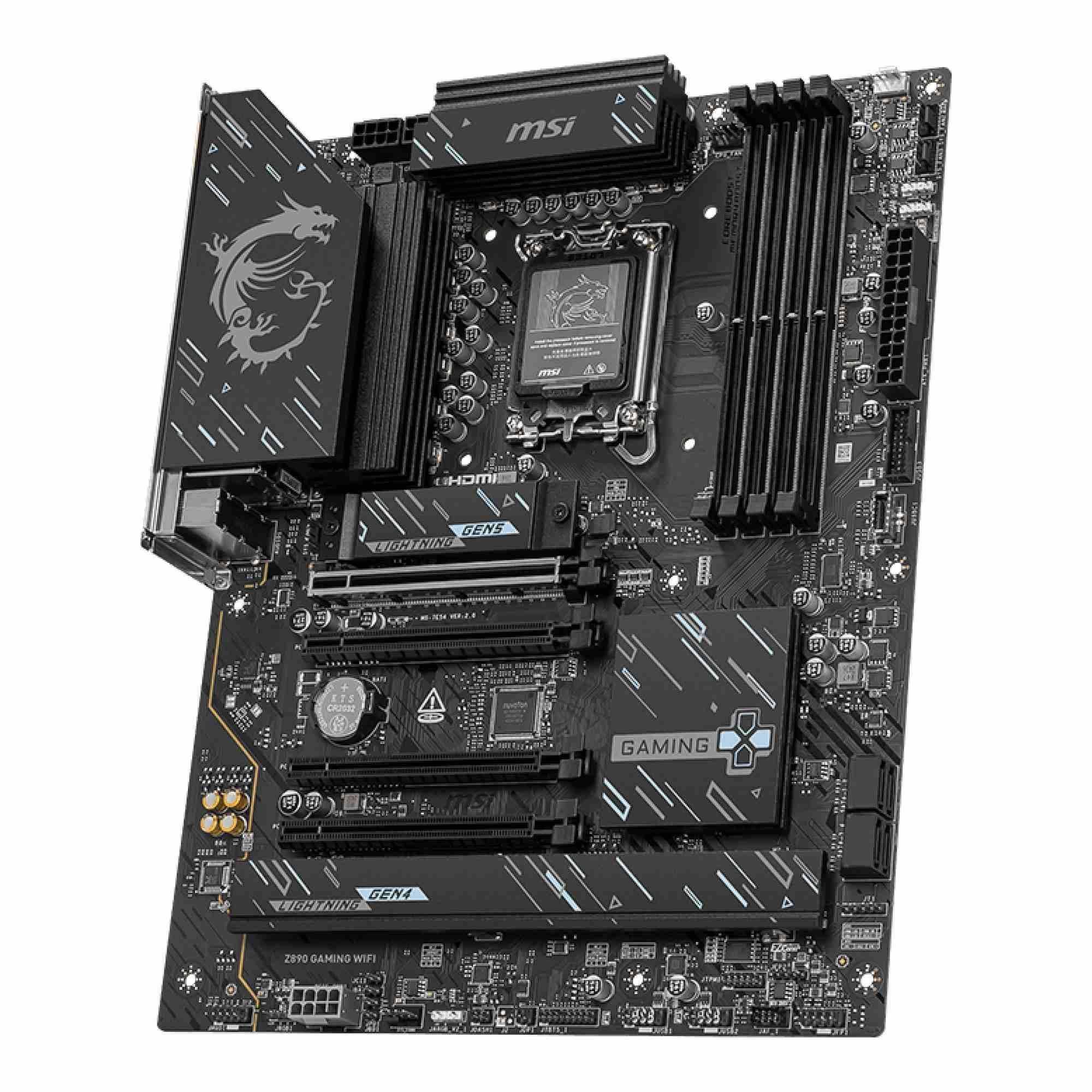 Płyta MSI Z890 GAMING WIFI /Z890/DDR5/SATA3/M.2/TB4/WiFi/BT/PCIe5.0/s.1851/ATX — zdjęcie 3