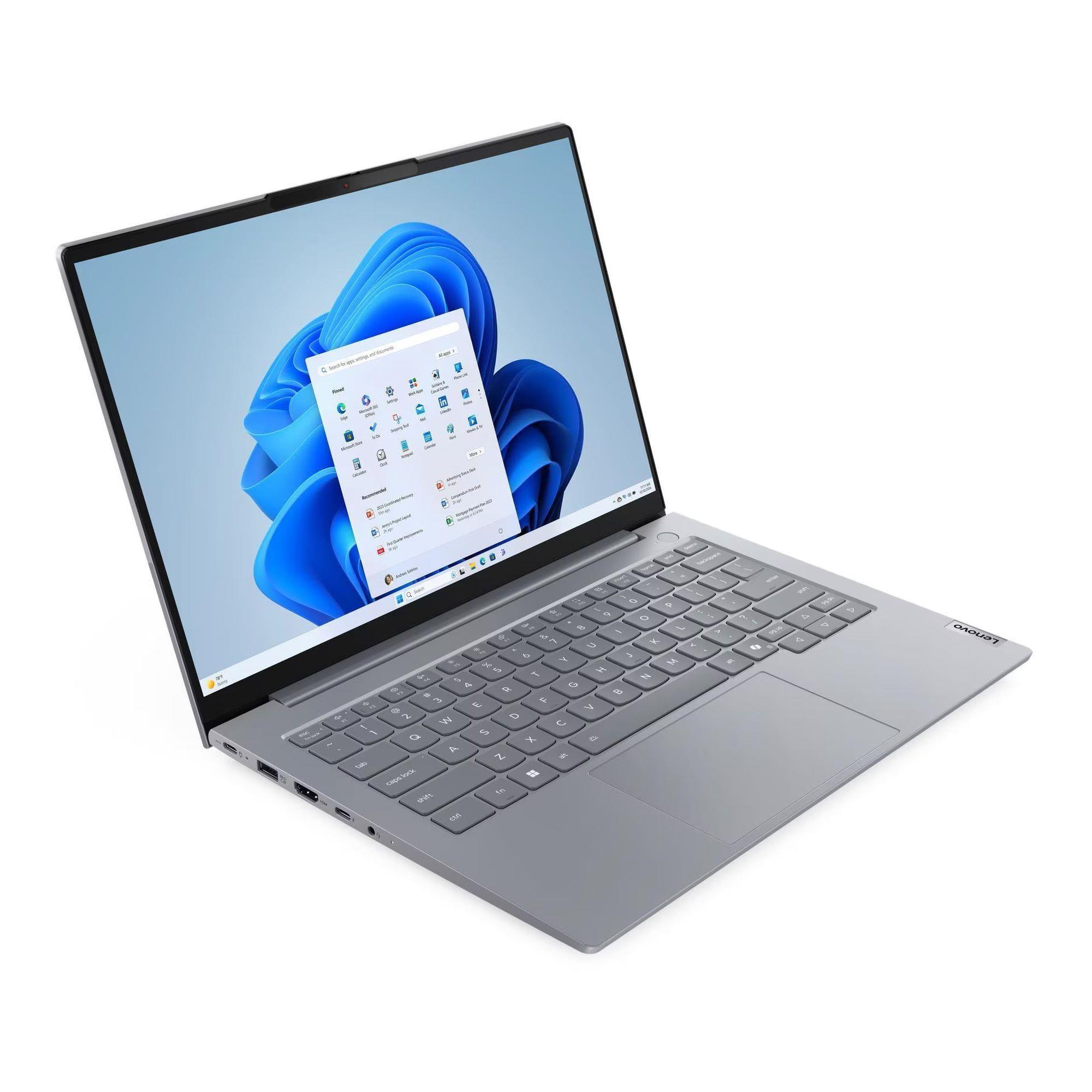 Notebook Lenovo ThinkBook 14 G8 IRL 14"WUXGA/i5-13420H/16GB/SSD512GB/UHD/11PR Arctic Grey 3Y — zdjęcie 2