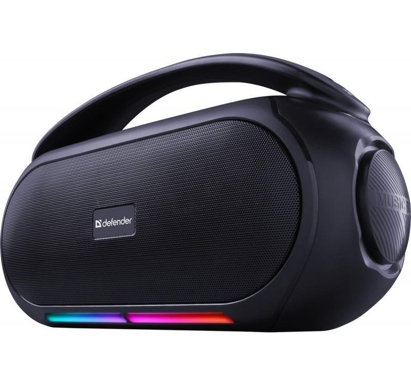 Głośnik Defender BEATBOX 12 Bluetooth 12W MP3/FM/SD/USB/LED czarny — zdjęcie 3