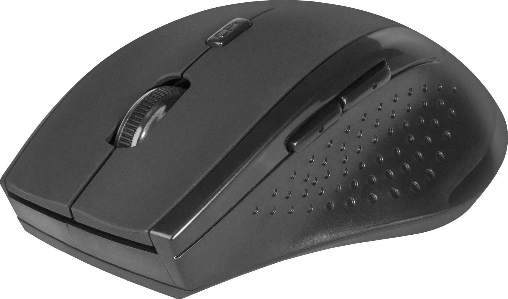Mysz bezprzewodowa Defender ACCURA MM-365 optyczna 1600dpi 6P czarna — zdjęcie 2