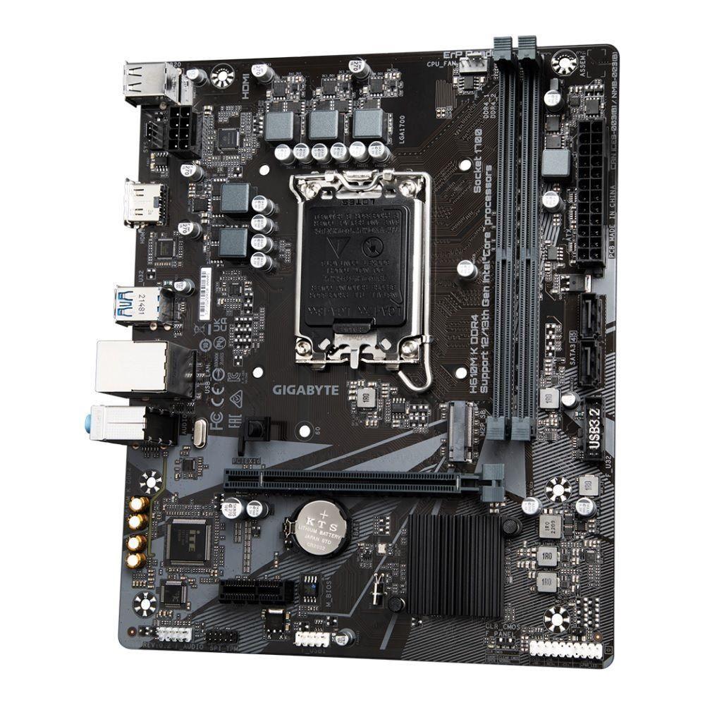Płyta Gigabyte H610M K DDR4 (rev. 2.0) /H610/DDR4/SATA3/M.2/USB3.0/PCIe4.0/s.1700/mATX — zdjęcie 3