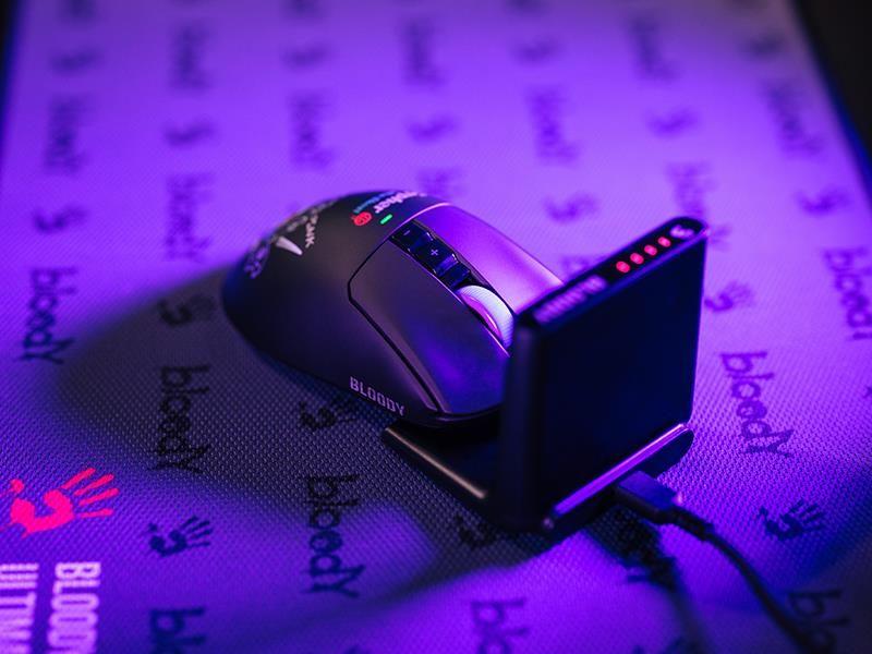 Mysz bezprzewodowa A4Tech Bloody R73 ULTRA DUO Cypher Ghost — zdjęcie 14