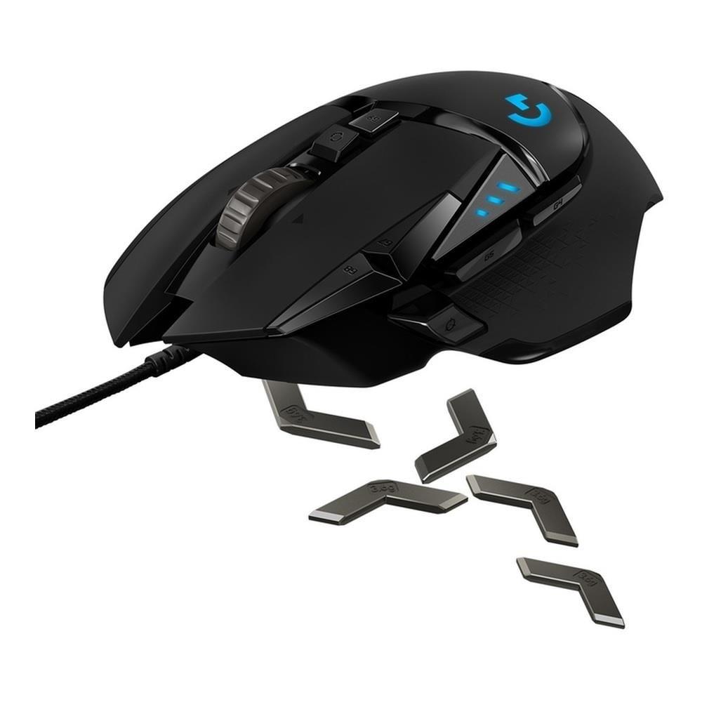 Mysz przewodowa Logitech G502 Hero optyczna Gaming USB czarna — zdjęcie 7