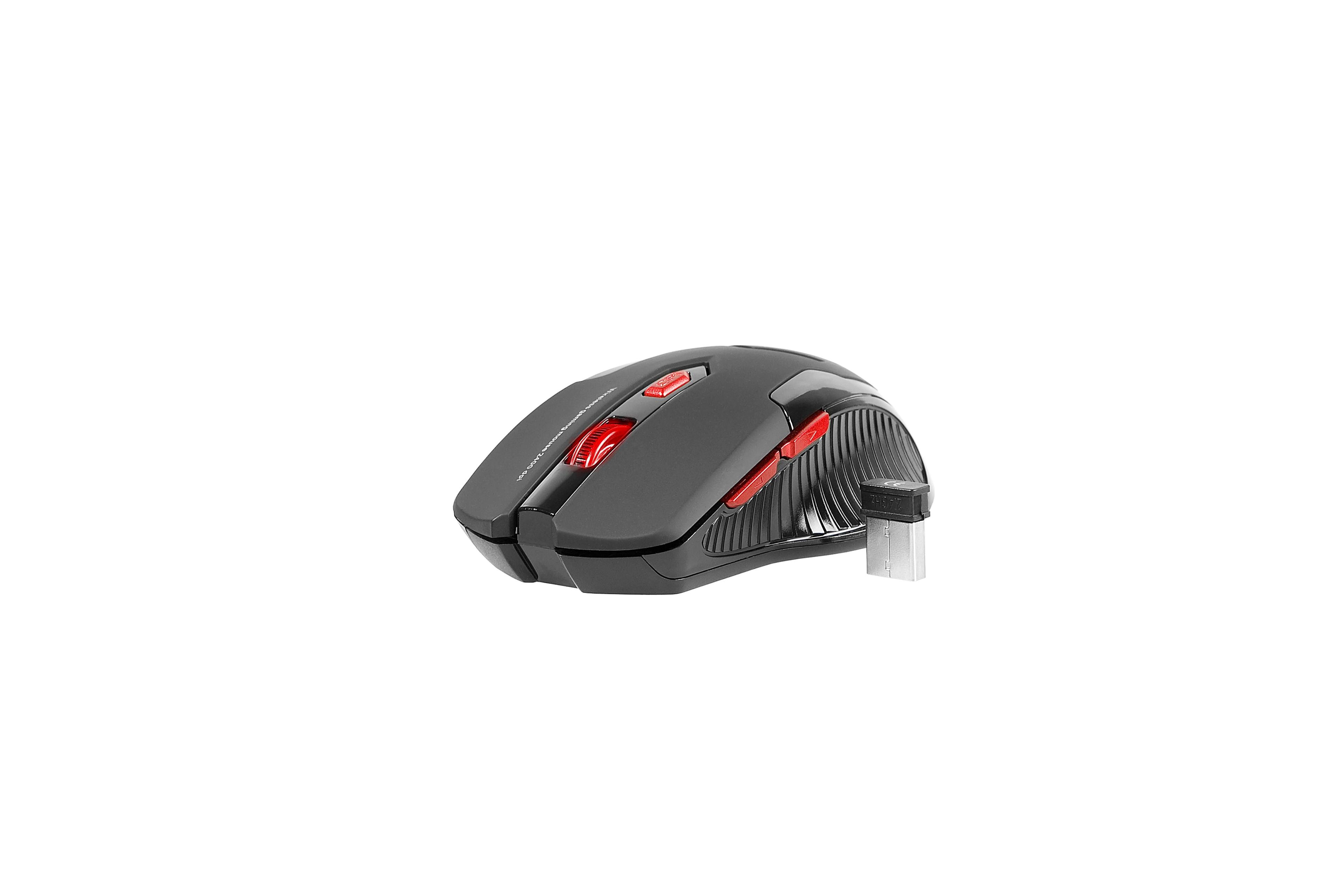 Mysz bezprzewodowa Tracer BATTLE HEROES Airman RF optyczna nano czarna — zdjęcie 1
