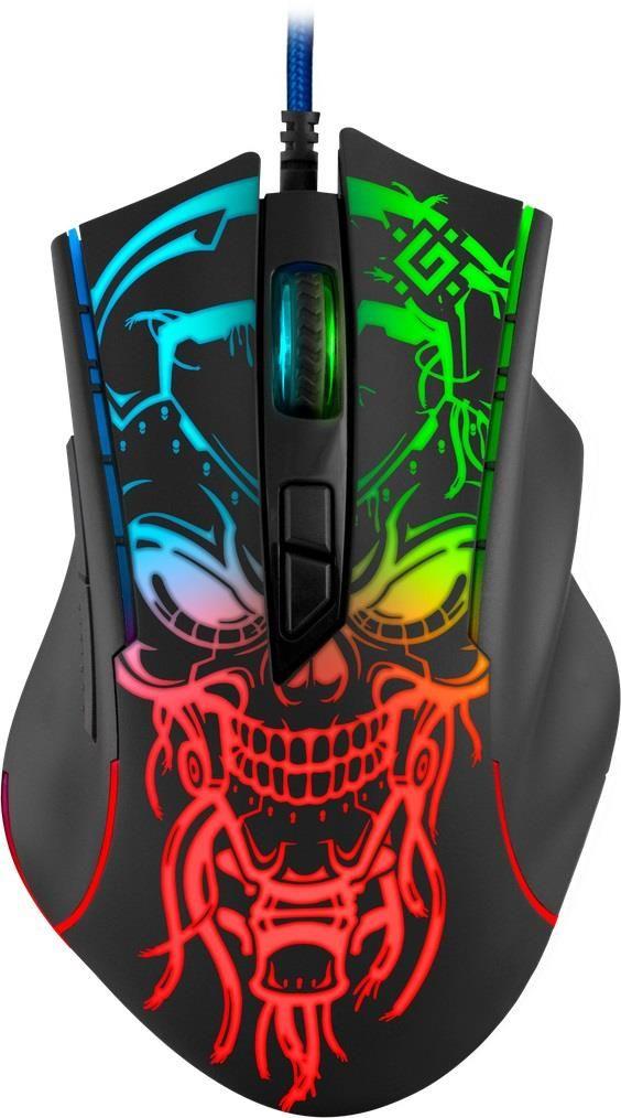 Mysz przewodowa Defender BULLETSTORM GM-928 7200dpi Gaming 7P RAINBOW — zdjęcie 5