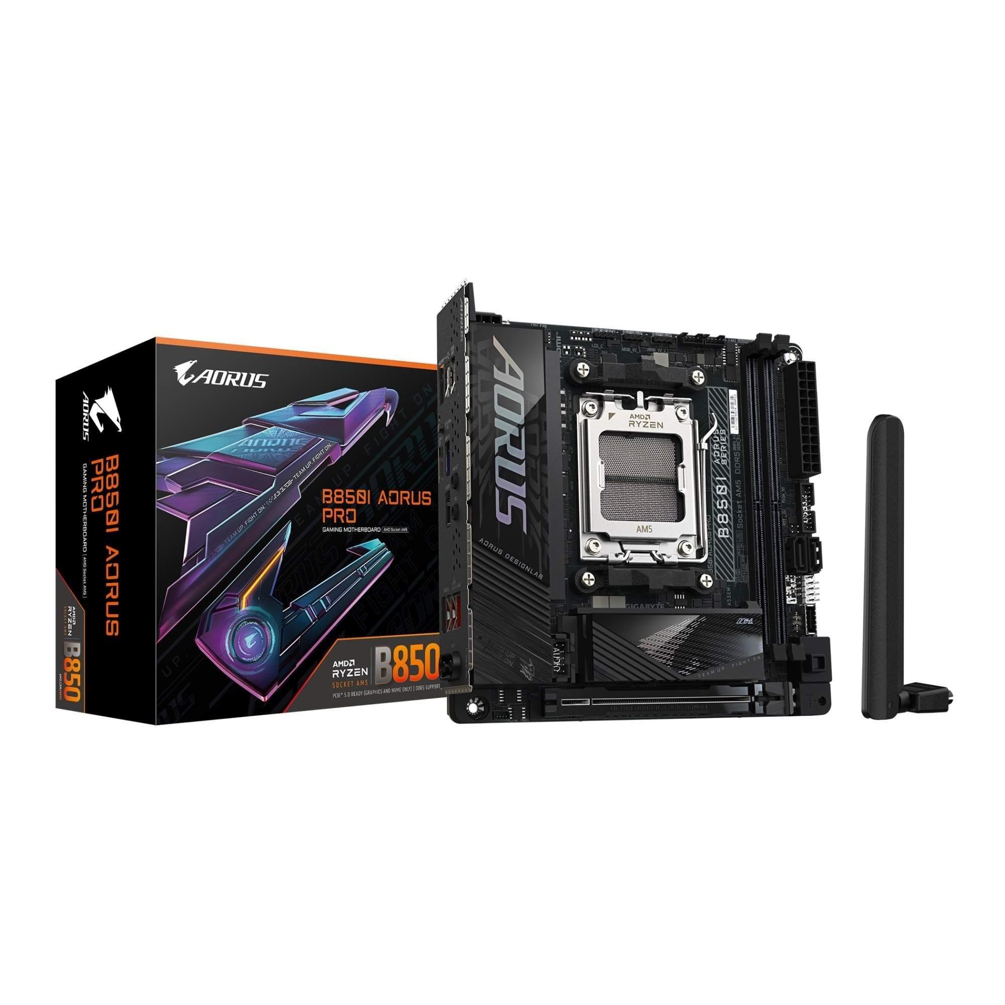 Płyta Gigabyte B850I AORUS PRO /AMD B850/DDR5/SATA3/M.2/USB3.1/PCIe5.0/WiFi/BT/AM5/Mini-ITX — zdjęcie 6