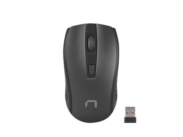 Mysz bezprzewodowa Natec Jay 2 optyczna nano 2.4GHz 1600 DPI czarna — zdjęcie 1