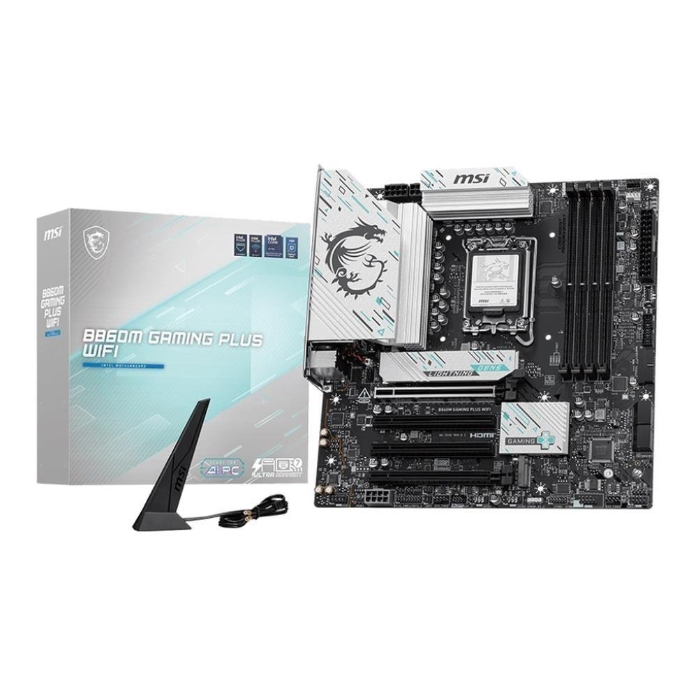 Płyta MSI B860M GAMING PLUS WIFI /B860/DDR5/SATA3/M.2/TB4/WiFi/BT/PCIe5.0/s.1851/M-ATX — zdjęcie 5