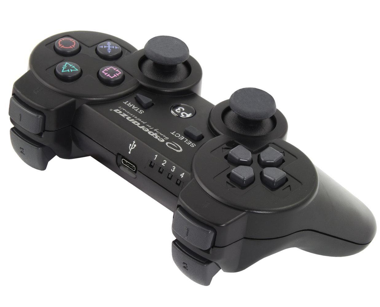 Gamepad bezprzewodowy Bluetooth PS3 Esperanza "Marine" czarny — zdjęcie 2