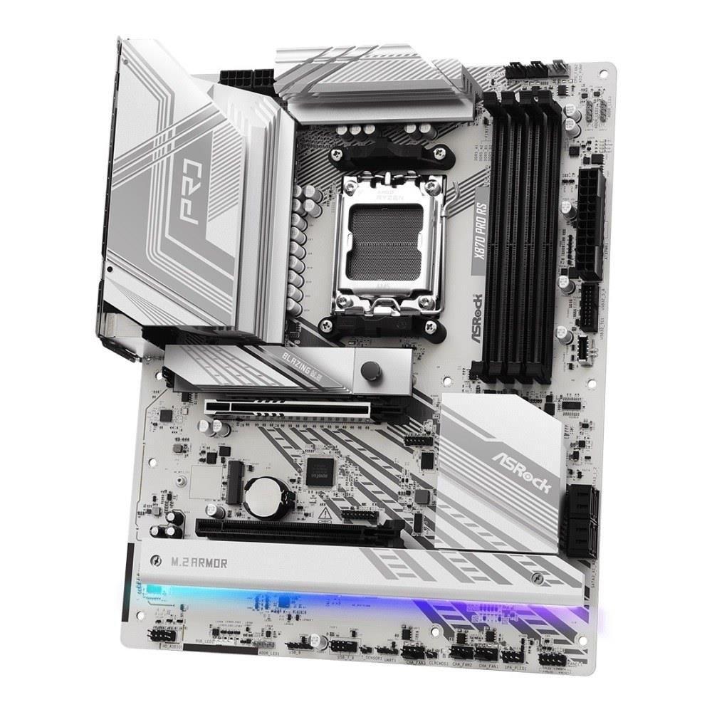 Płyta ASrock X870 PRO RS /AMD X870/DDR5/SATA3/M.2/USB4/PCIe5.0/AM5/ATX — zdjęcie 4
