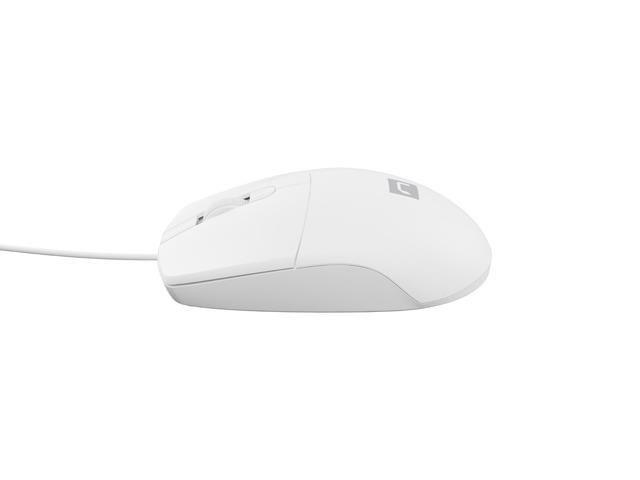 Mysz przewodowa Natec RUFF 2 1000 DPI biała — zdjęcie 3