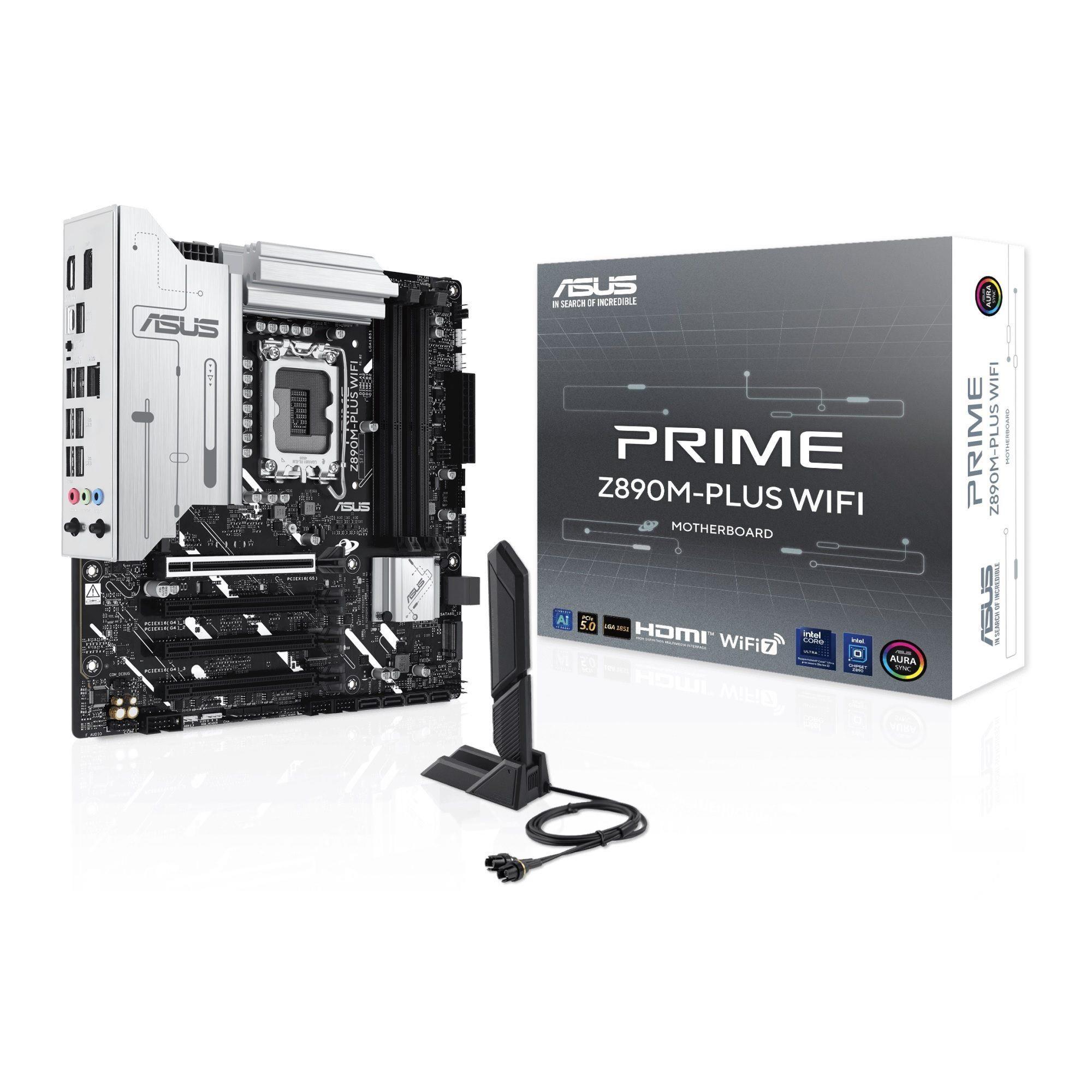 Płyta Asus PRIME Z890M-PLUS WIFI /Z890/DDR5/SATA3/M.2/USB3.2/WiFi/BT/PCIe5.0/s.1851/M-ATX — zdjęcie 6
