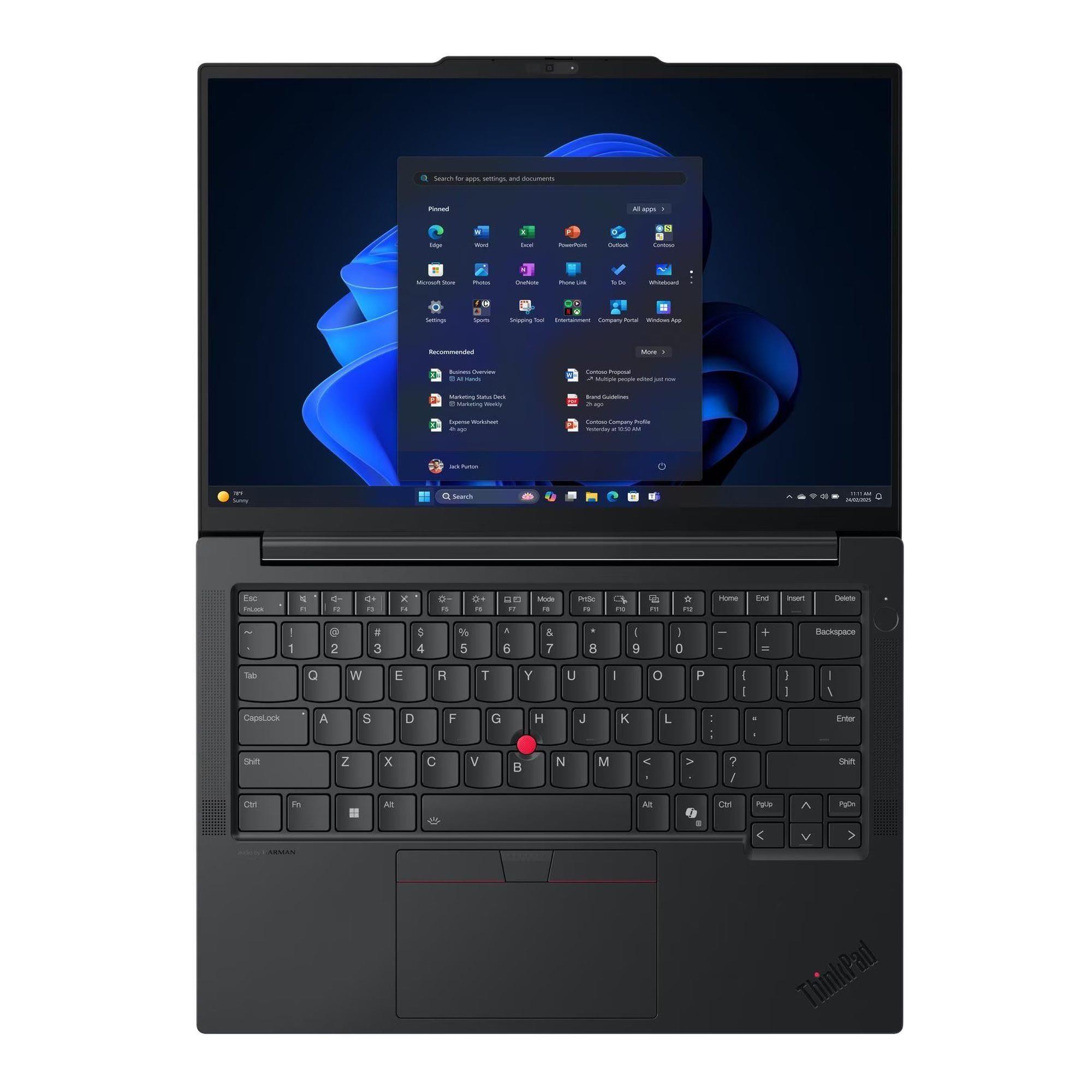 Notebook Lenovo ThinkPad E14 G7 14"WUXGA/Ultra 5 228V/32GB/SSD512GB/Arc/11PR Black 3Y Onsite — zdjęcie 4