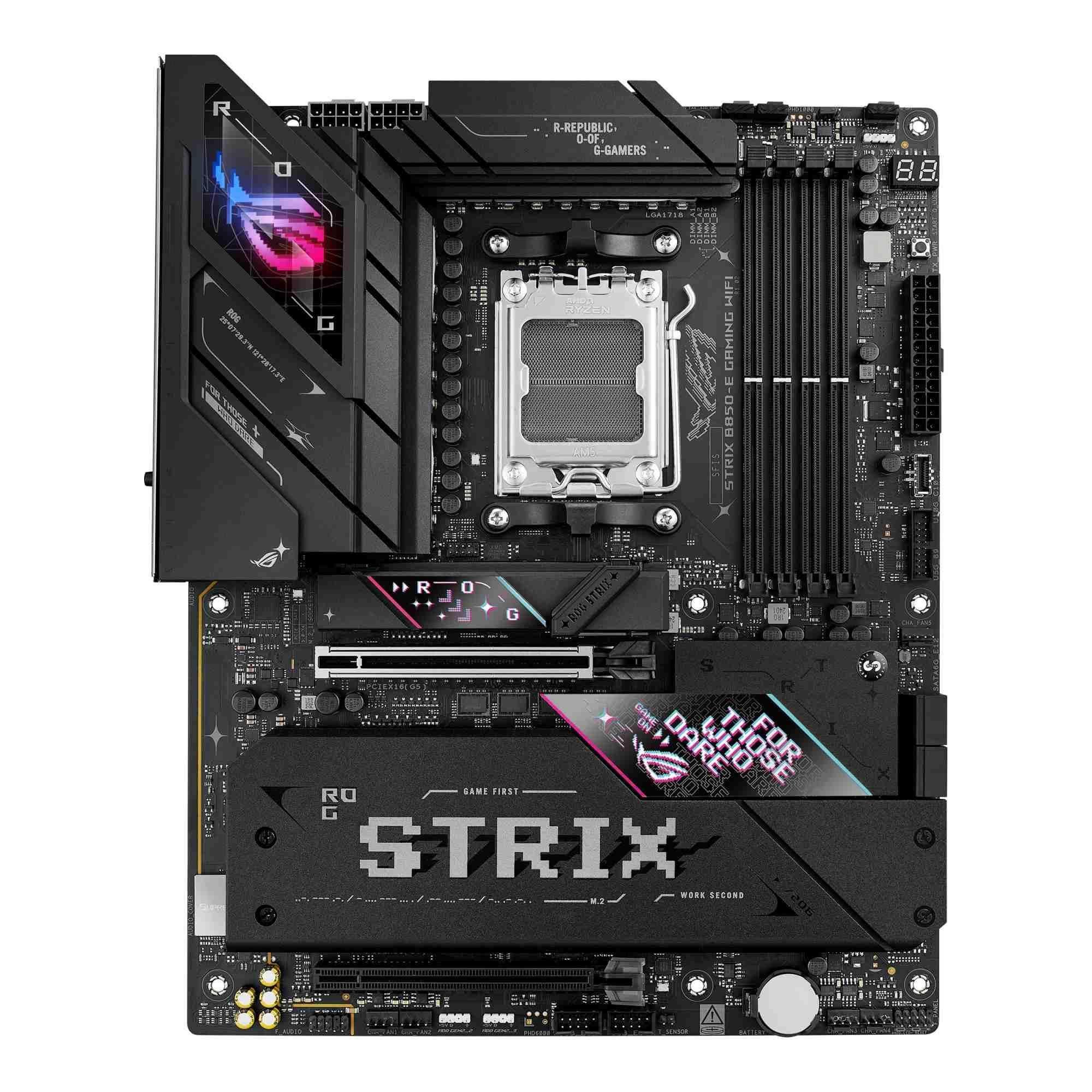 Płyta Asus ROG STRIX B850-E GAMING WIFI /AMD B850/DDR5/SATA3/M.2/USB4/PCIe5.0/AM5/ATX — zdjęcie 1