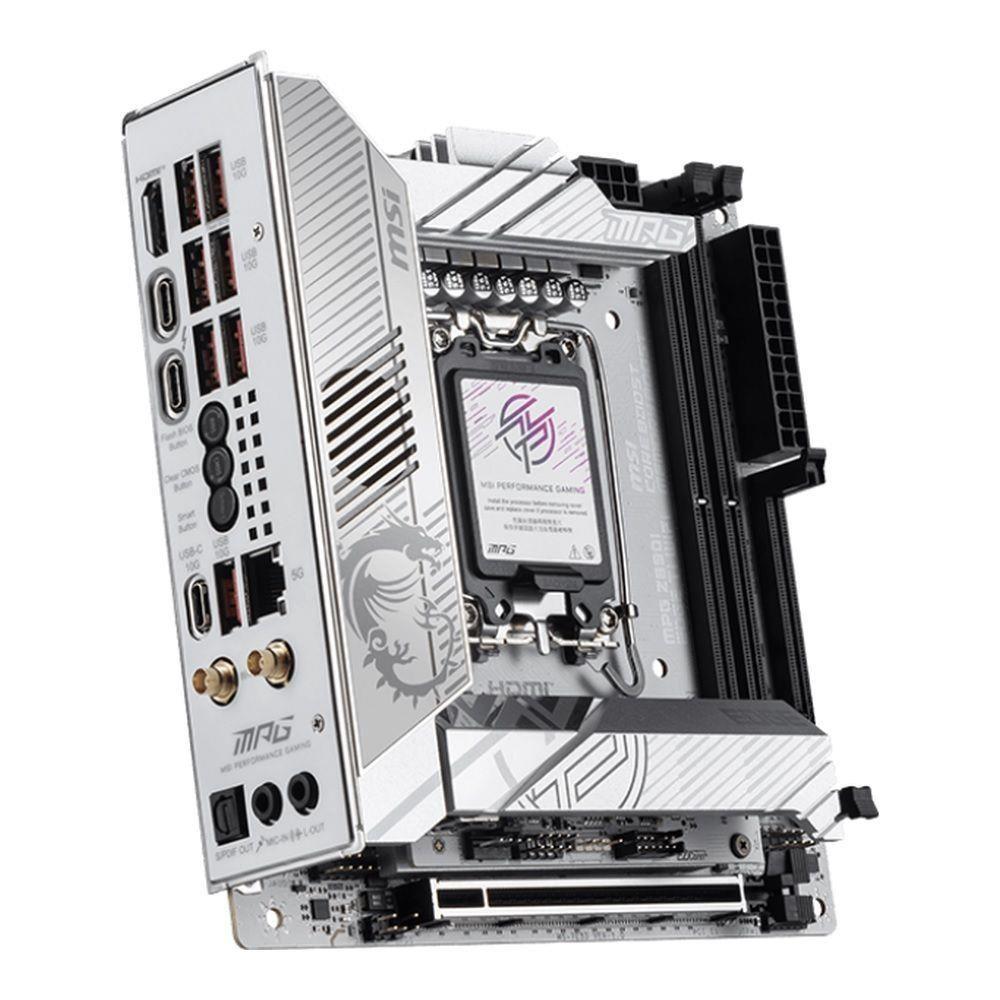 Płyta MSI MPG Z890I EDGE TI WIFI /Z890/DDR5/SATA3/M.2/TB4/WiFi/BT/PCIe5.0/s.1851/mITX — zdjęcie 2