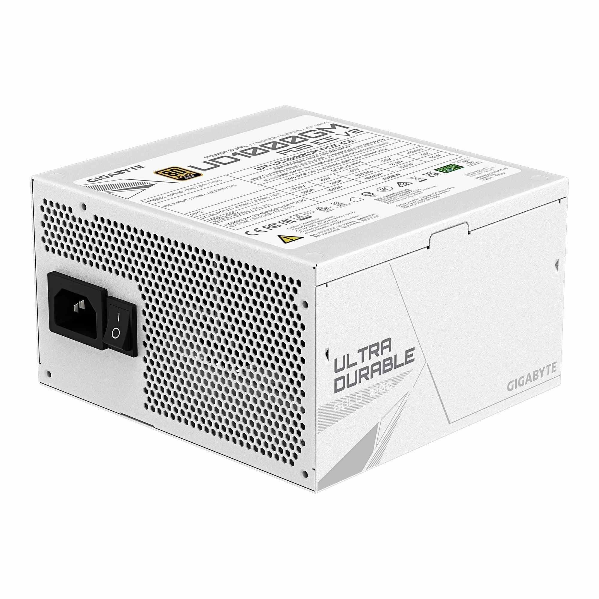 Zasilacz Gigabyte GP-UD1000GM PG5 V2 ICE 1000W 120mm 80+Gold — zdjęcie 4