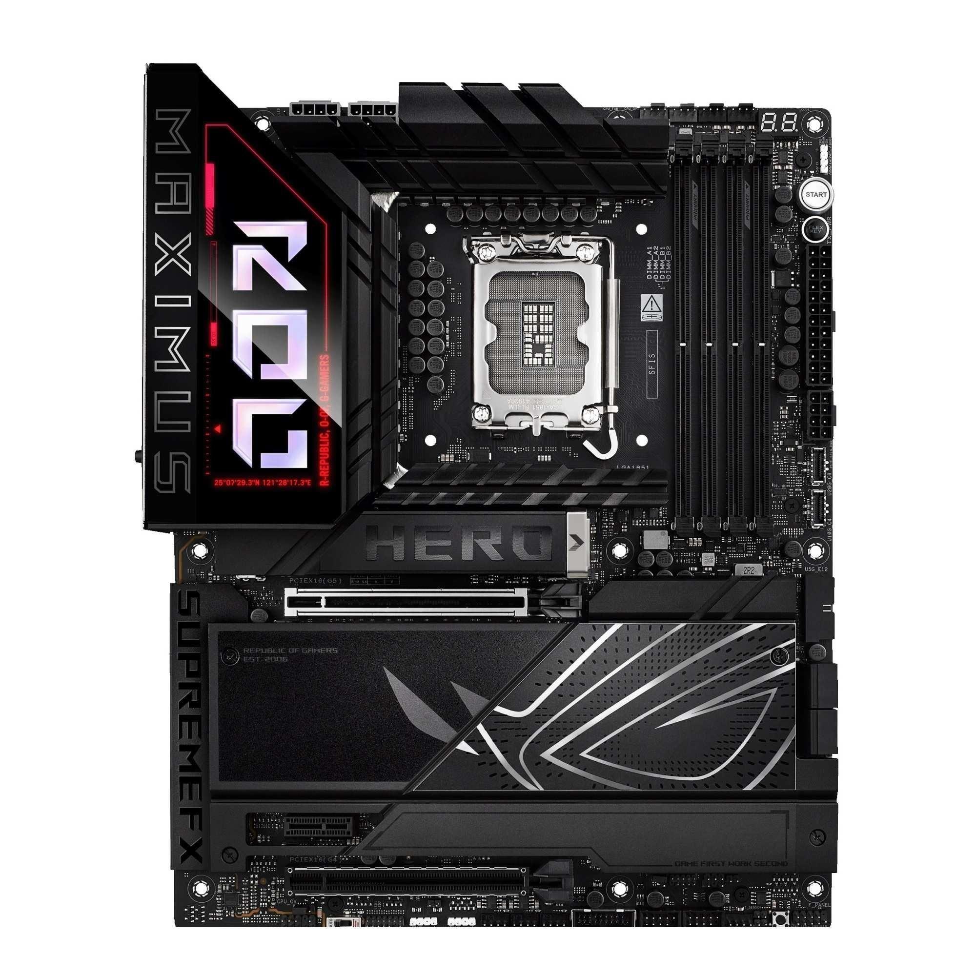 Płyta Asus ROG MAXIMUS Z890 HERO /Z890/DDR5/SATA3/M.2/USB4/WiFi/BT/PCIe5.0/s.1851/ATX — zdjęcie 1
