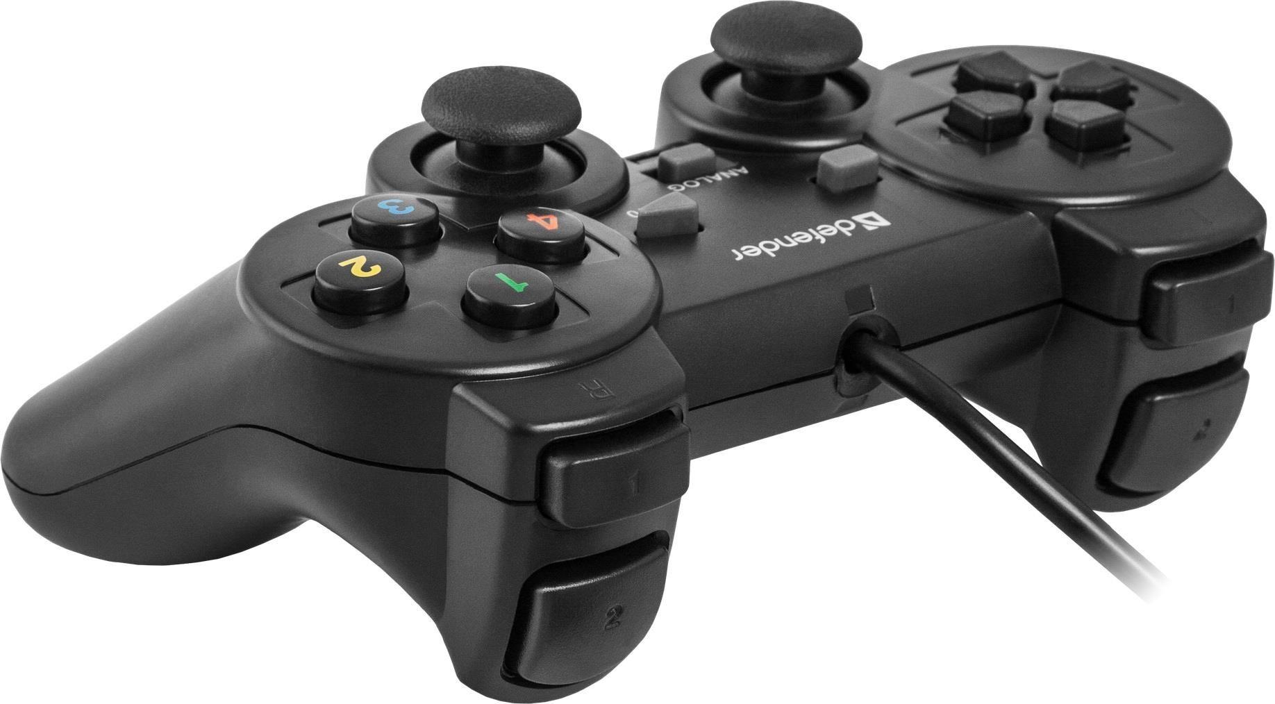 Gamepad przewodowy Defender OMEGA, efekt wibracji, USB — zdjęcie 3