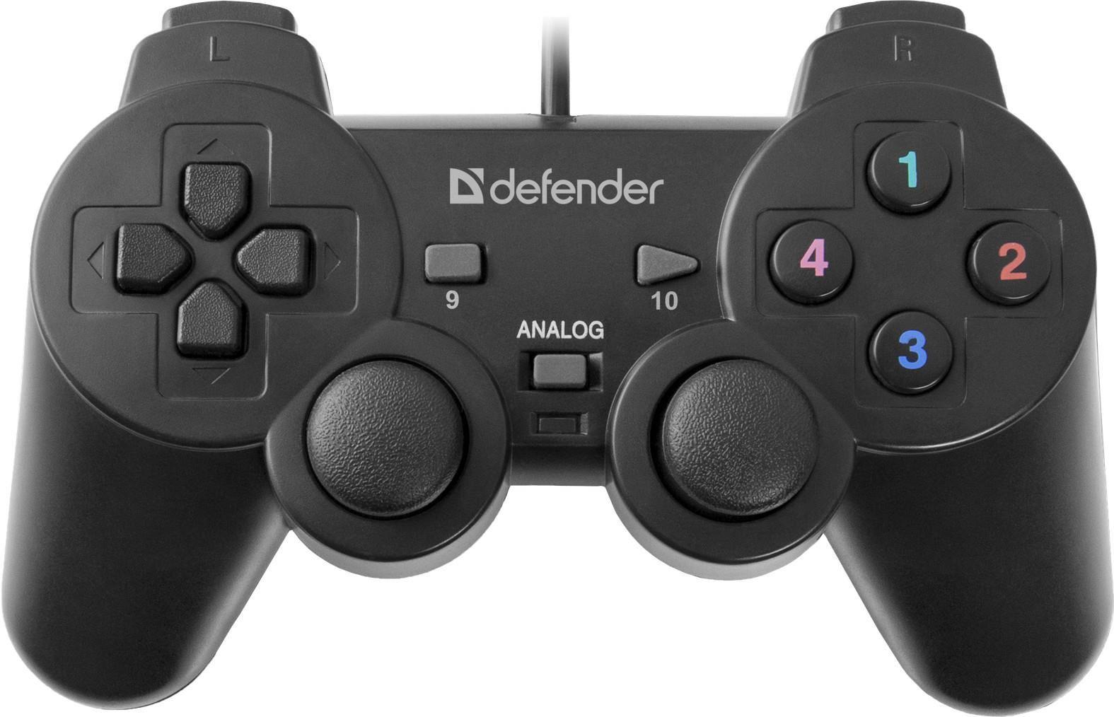 Gamepad przewodowy Defender OMEGA, efekt wibracji, USB — zdjęcie 1