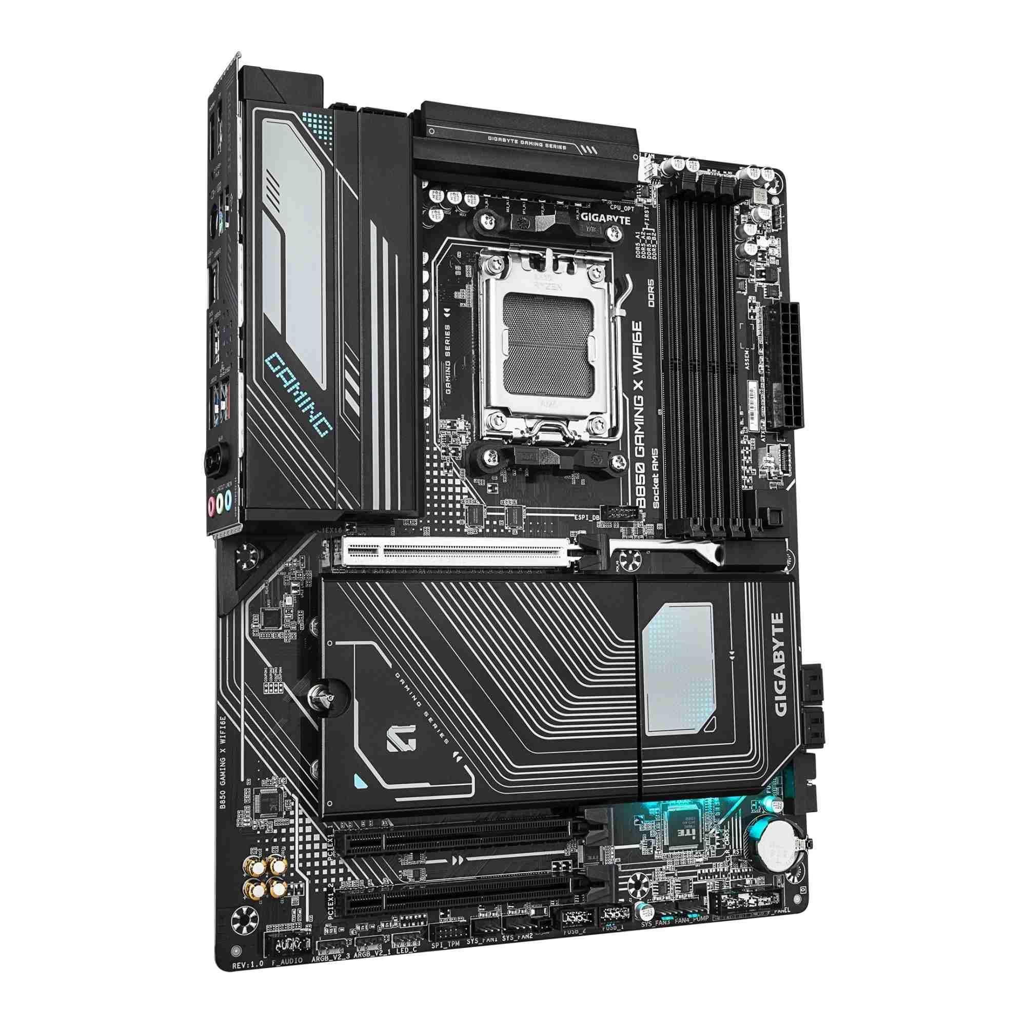 Płyta Gigabyte B850 GAMING X WIFI6E /AMD B850/DDR5/SATA3/M.2/USB3.2/PCIe5.0/WiFi/BT/AM5/ATX — zdjęcie 2