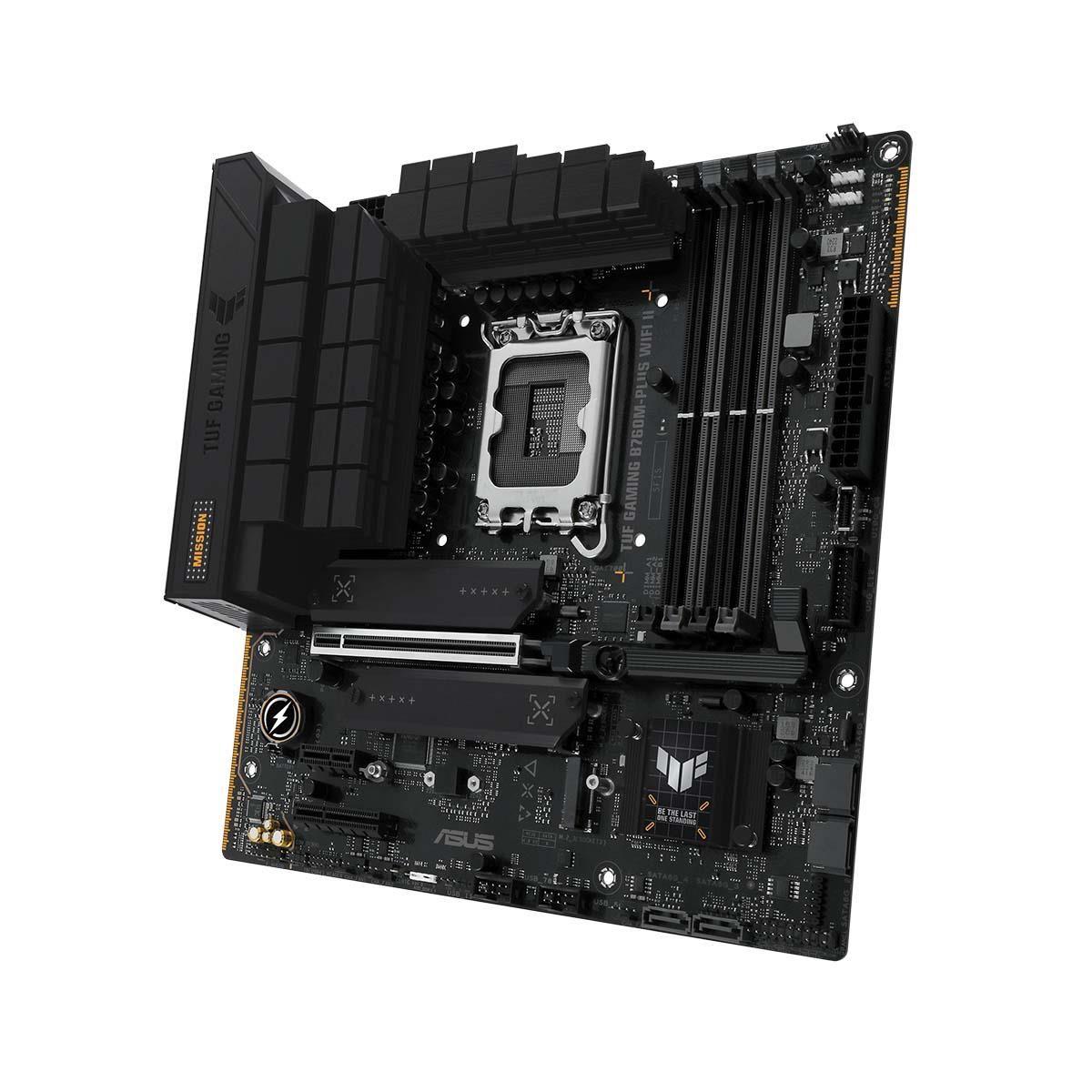 Płyta Asus TUF GAMING B760M-PLUS WIFI II /B760/DDR5/SATA3/M.2/USB3.2/WiFi/BT/PCIe5.0/s.1700/mATX — zdjęcie 3
