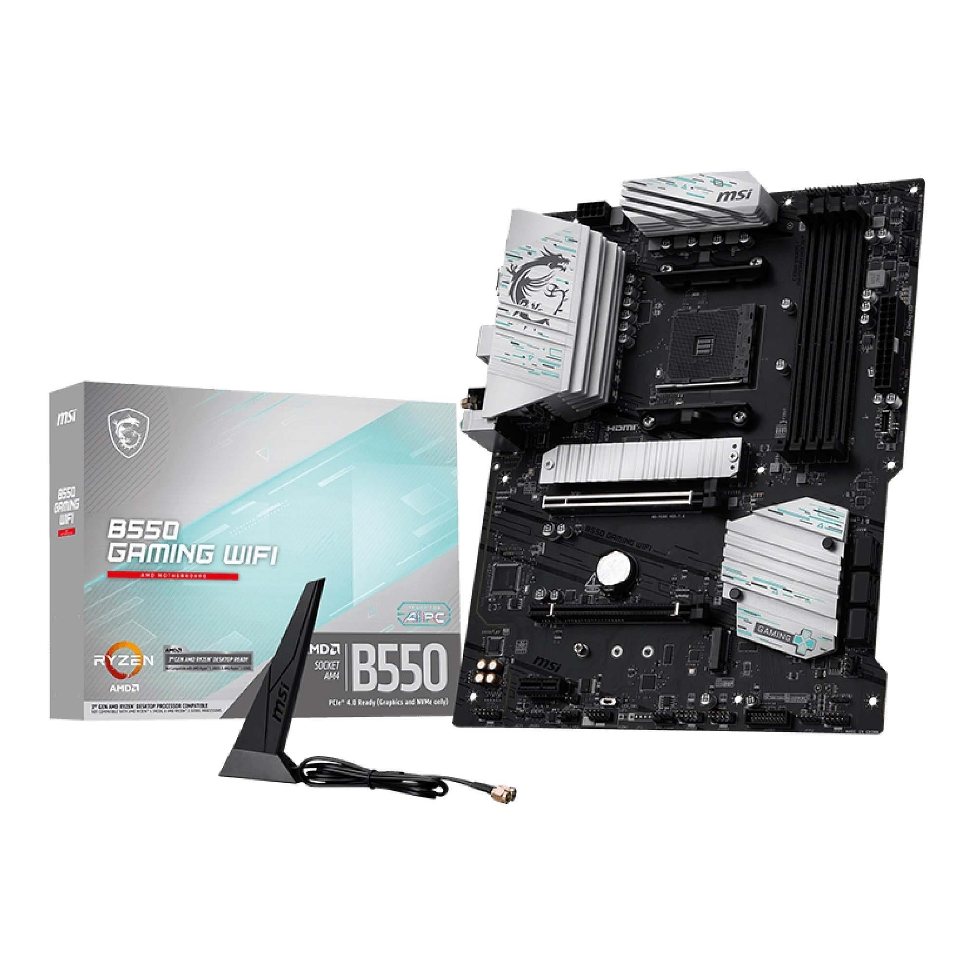Płyta MSI B550 GAMING WIFI /AMD B550/DDR4/SATA3/M.2/USB3.1/PCIe4.0/AM4/ATX — zdjęcie 5
