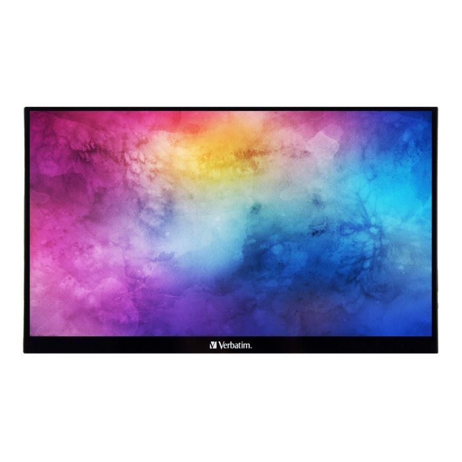 Monitor przenośny dotykowy Verbatim 15,6" PMT-15 Portable Touch HDMI USB 2.0 2xUSB-C