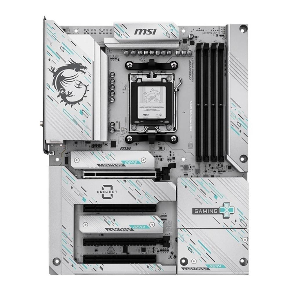 Płyta MSI B850 GAMING PLUS WIFI PZ /AMD B850/DDR5/SATA3/M.2/USB3.1/WiFi/BT/PCIe5.0/AM5/ATX — zdjęcie 1
