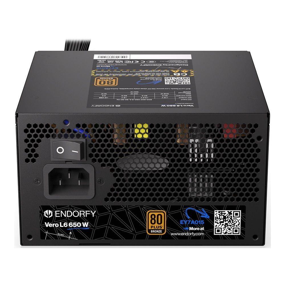 Zasilacz Endorfy Vero L6 Bronze 650W ATX 120mm 80 Plus Bronze — zdjęcie 7