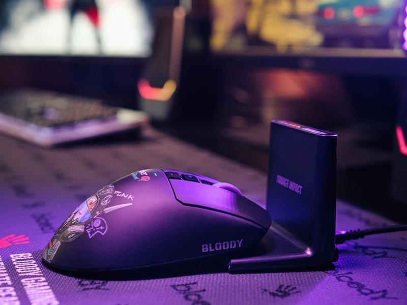 Mysz bezprzewodowa A4Tech Bloody R73 ULTRA DUO Cypher Ghost — zdjęcie 15