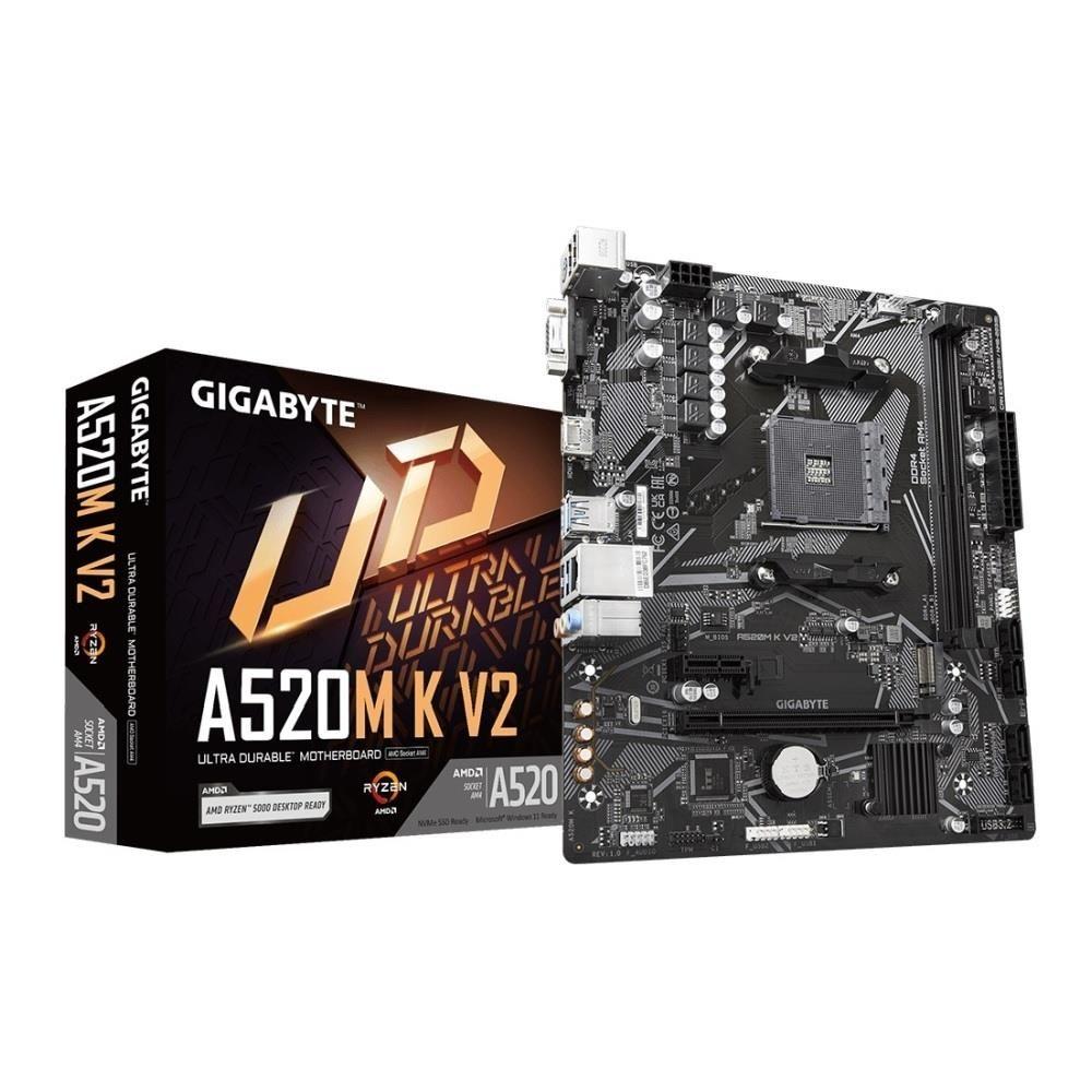 Płyta Gigabyte A520M K V2 (rev. 1.0) /AMD A520/DDR4/SATA3/M.2/USB3.0/PCIe3.0/AM4/mATX — zdjęcie 5