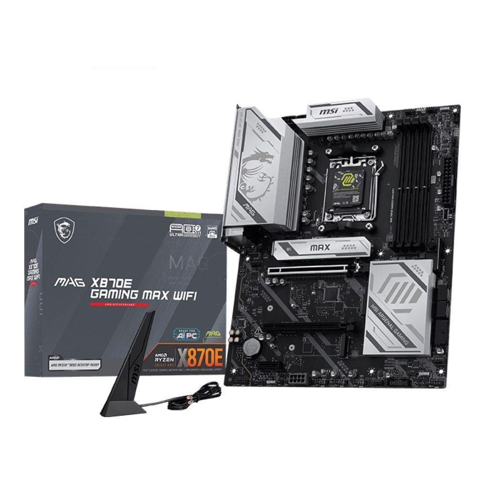 Płyta MSI MAG X870E GAMING MAX WIFI /AMD X870/DDR5/SATA3/M.2/USB4/WiFi/BT/PCIe5.0/AM5/ATX — zdjęcie 5