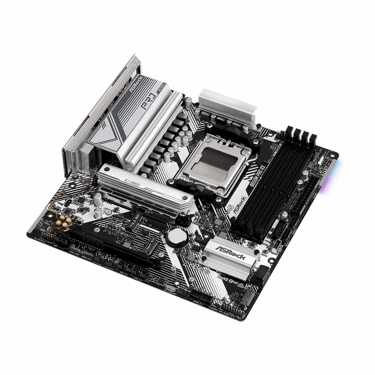 Płyta ASrock B650M PRO RS /AMD B650/DDR5/SATA3/M.2/USB3.1/PCIe4.0/AM5/mATX — zdjęcie 3