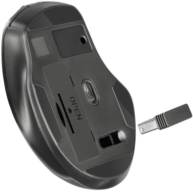 Mysz bezprzewodowa Defender PRIME MB-053 optyczna bezklikowa silent 1600dpi czarna — zdjęcie 5