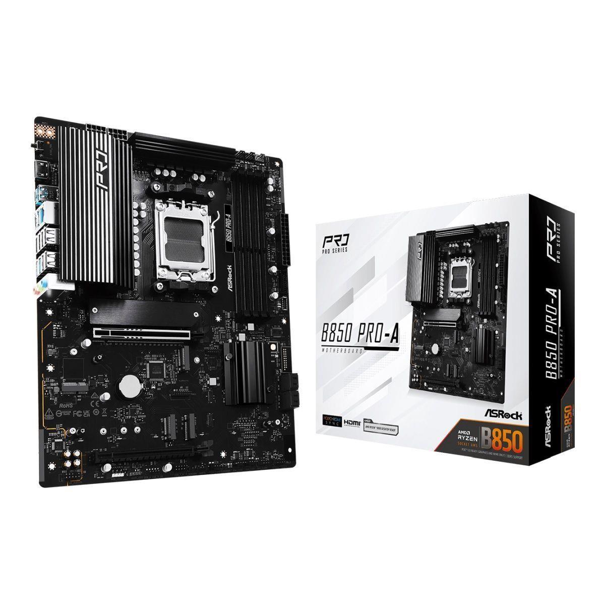 Płyta ASrock B850 Pro-A /AMD B850/DDR5/SATA3/M.2/USB3.2/PCIe5.0/AM5/ATX — zdjęcie 5