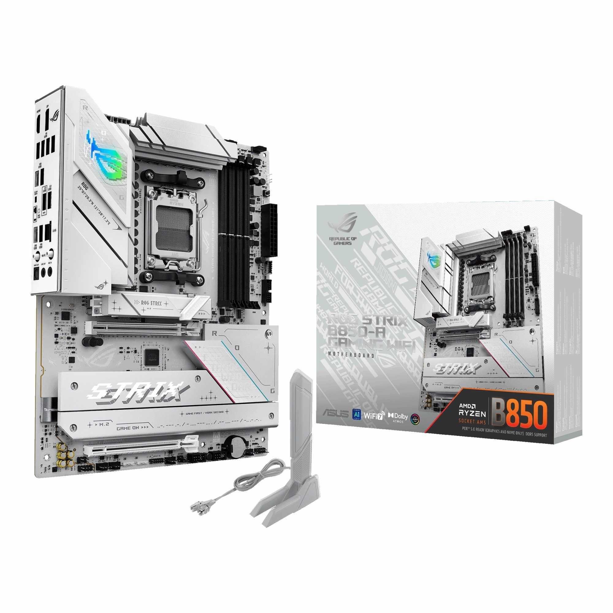 Płyta Asus ROG STRIX B850-A GAMING WIFI /AMD B850/DDR5/SATA3/M.2/USB3.2/PCIe5.0/AM5/ATX — zdjęcie 5