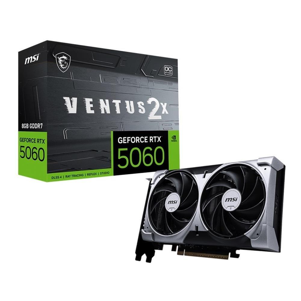 Karta VGA MSI GeForce RTX 5060 8G VENTUS 2X OC 8GB GDDR7 128bit HDMI+3xDP PCIe5.0 — zdjęcie 5