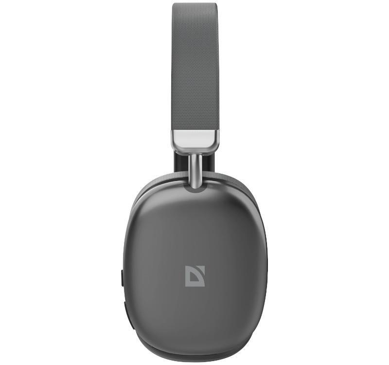 Słuchawki z mikrofonem Defender FREEMOTION B500 bezprzewodowe Bluetooth + MP3 Player grafitowe — zdjęcie 4