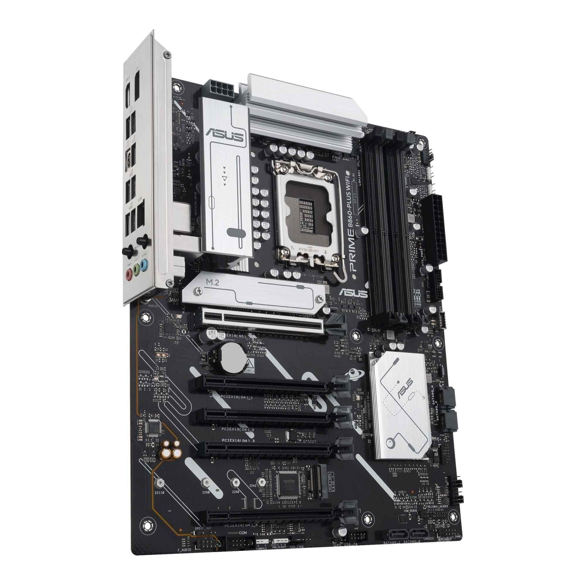 Płyta Asus PRIME B860-PLUS WIFI /B860/DDR5/SATA3/M.2/USB3.2/WiFi/BT/PCIe5.0/s.1851/ATX — zdjęcie 2