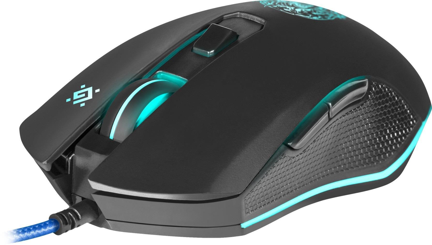 Mysz przewodowa Defender SLEIPNIR GM-927 12800dpi 6P + podkładka Gaming + GRA — zdjęcie 5