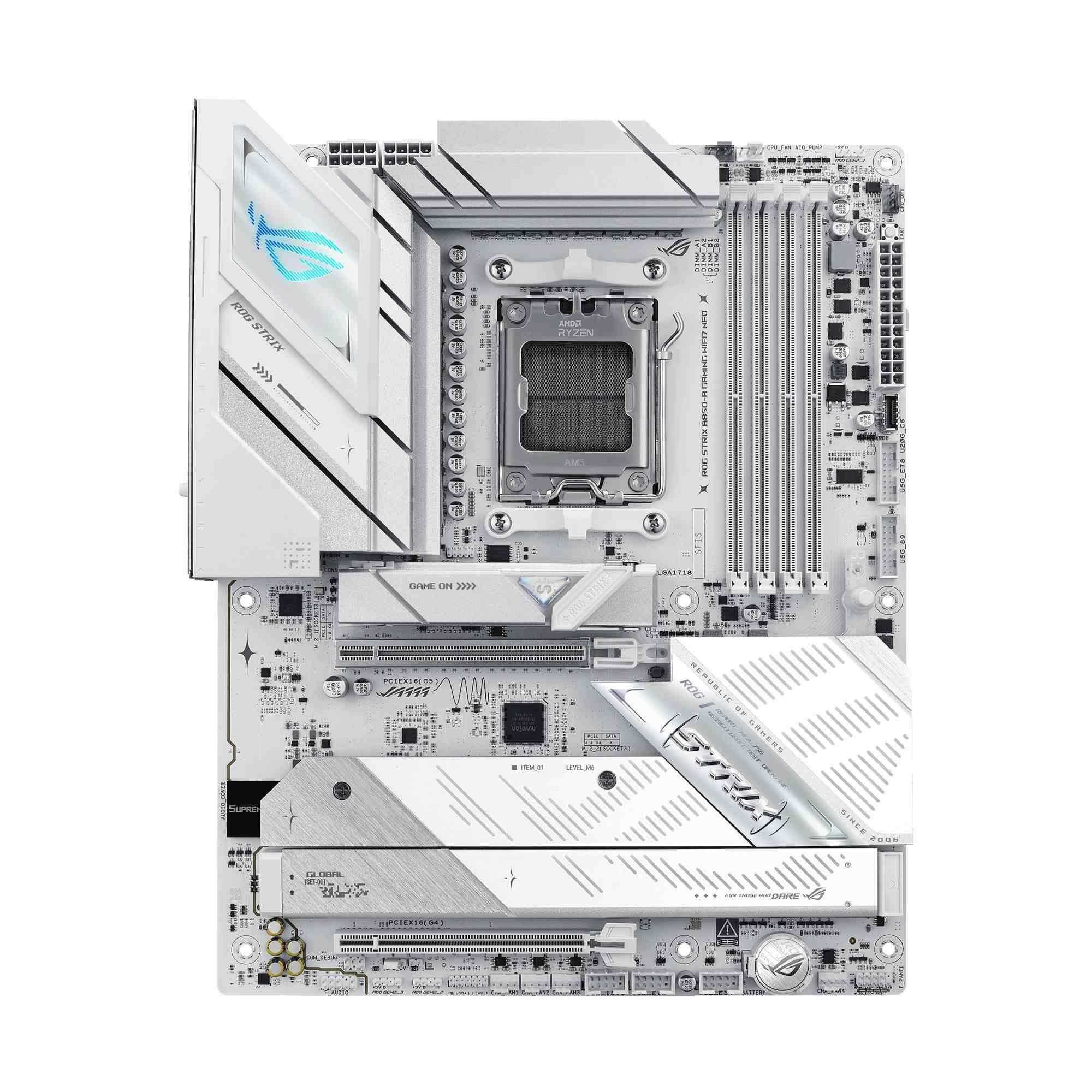 Płyta Asus ROG STRIX B850-A GAMING WIFI7 NEO /AMD B850/DDR5/SATA3/M.2/USB3.2/PCIe5.0/WiFi/BT/AM5/ATX — zdjęcie 1