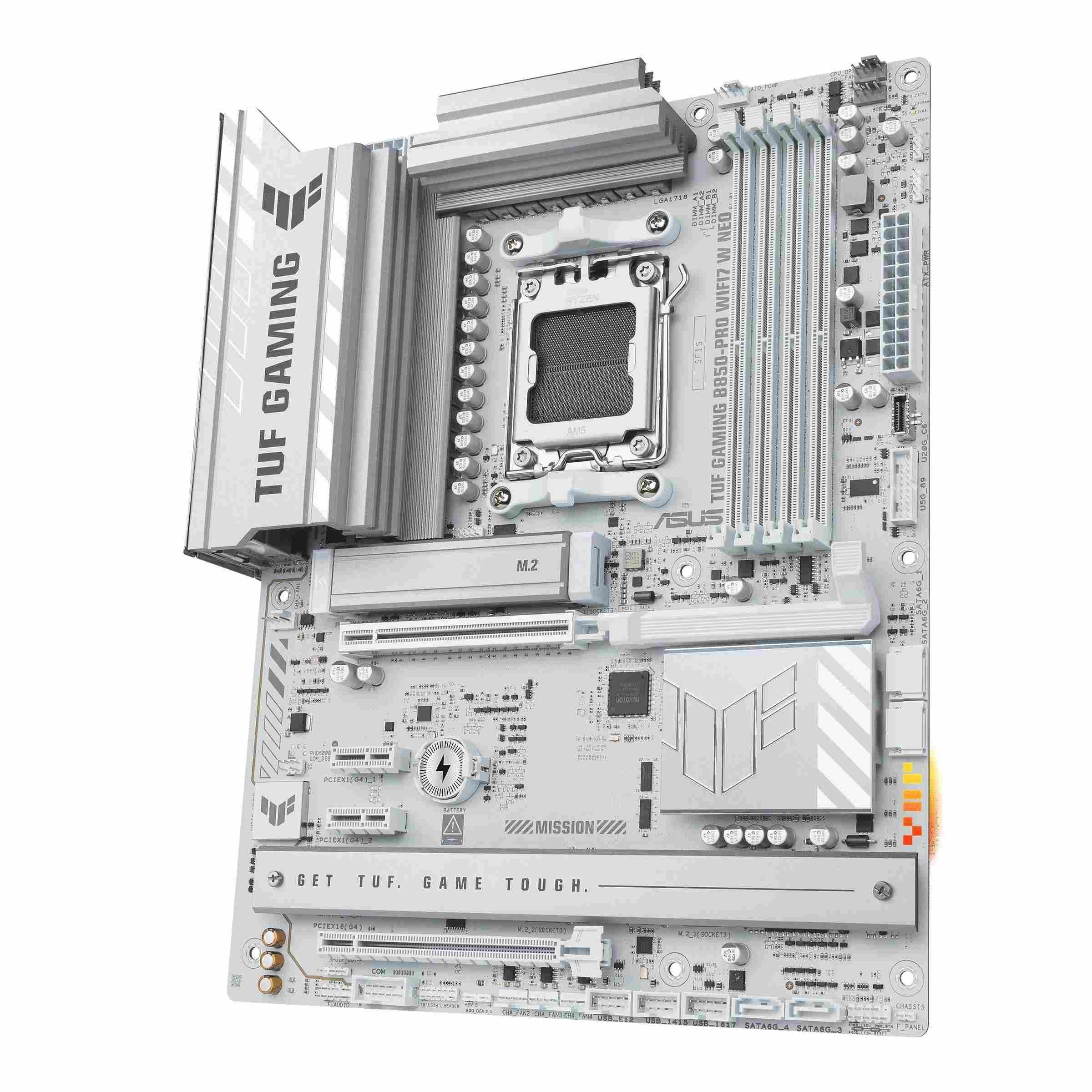 Płyta Asus TUF GAMING B850-PRO WIFI7 W NEO /AMD B850/DDR5/SATA3/M.2/USB3.2/PCIe5.0/WiFi/BT/AM5/ATX — zdjęcie 3