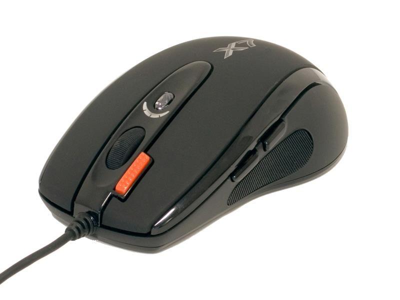Mysz przewodowa A4Tech EVO XGame Opto Oscar X710 optyczna Gaming USB czarna — zdjęcie 1