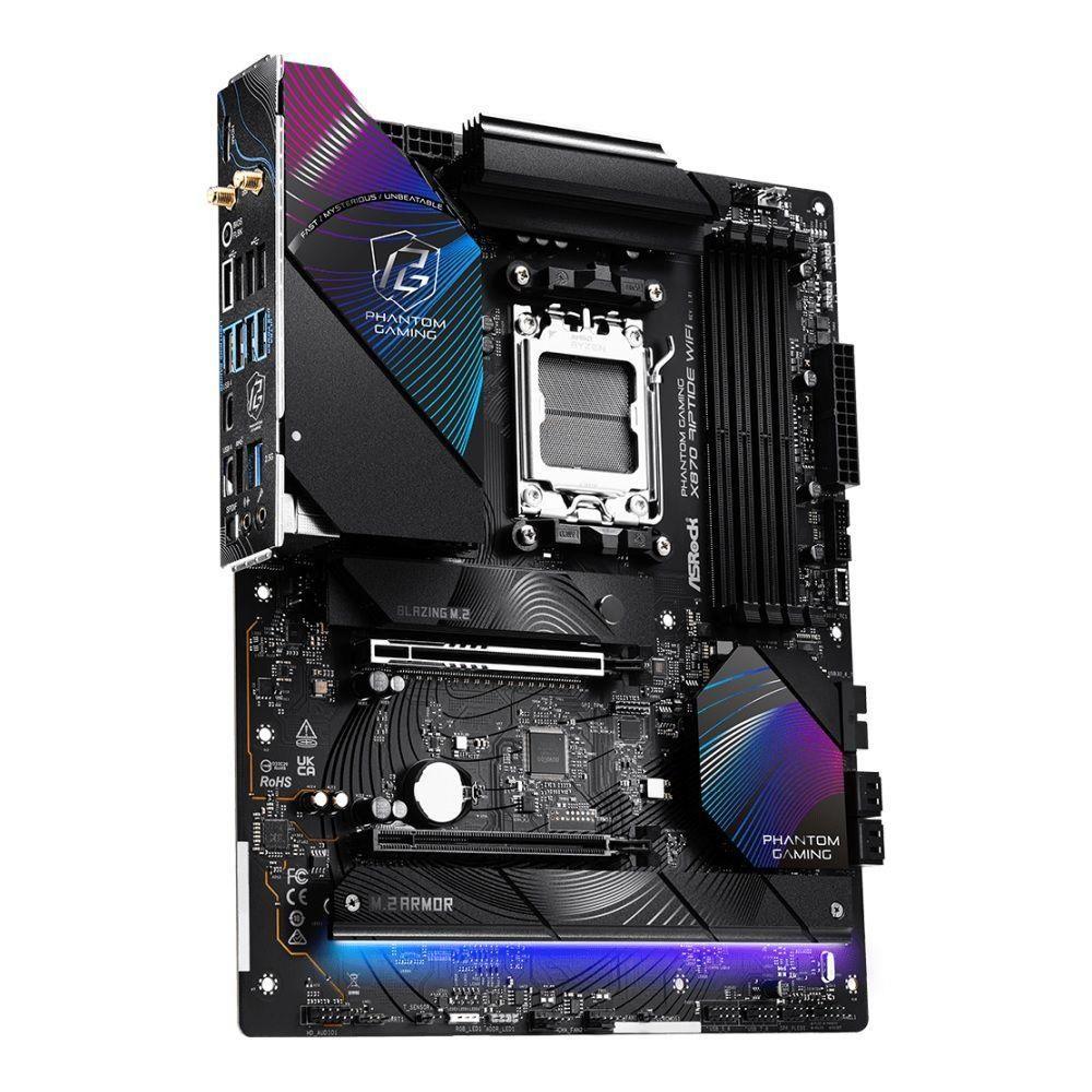 Płyta ASrock X870 RIPTIDE WIFI /AMD X870/DDR5/SATA3/M.2/USB4/PCIe5.0/AM5/ATX — zdjęcie 3