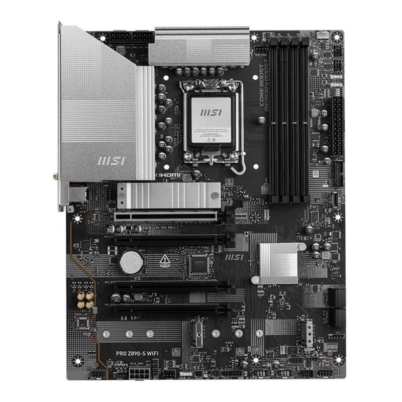 Płyta MSI PRO Z890-S WIFI /Z890/DDR5/SATA3/M.2/TB4/WiFi/BT/PCIe5.0/s.1851/ATX — zdjęcie 1