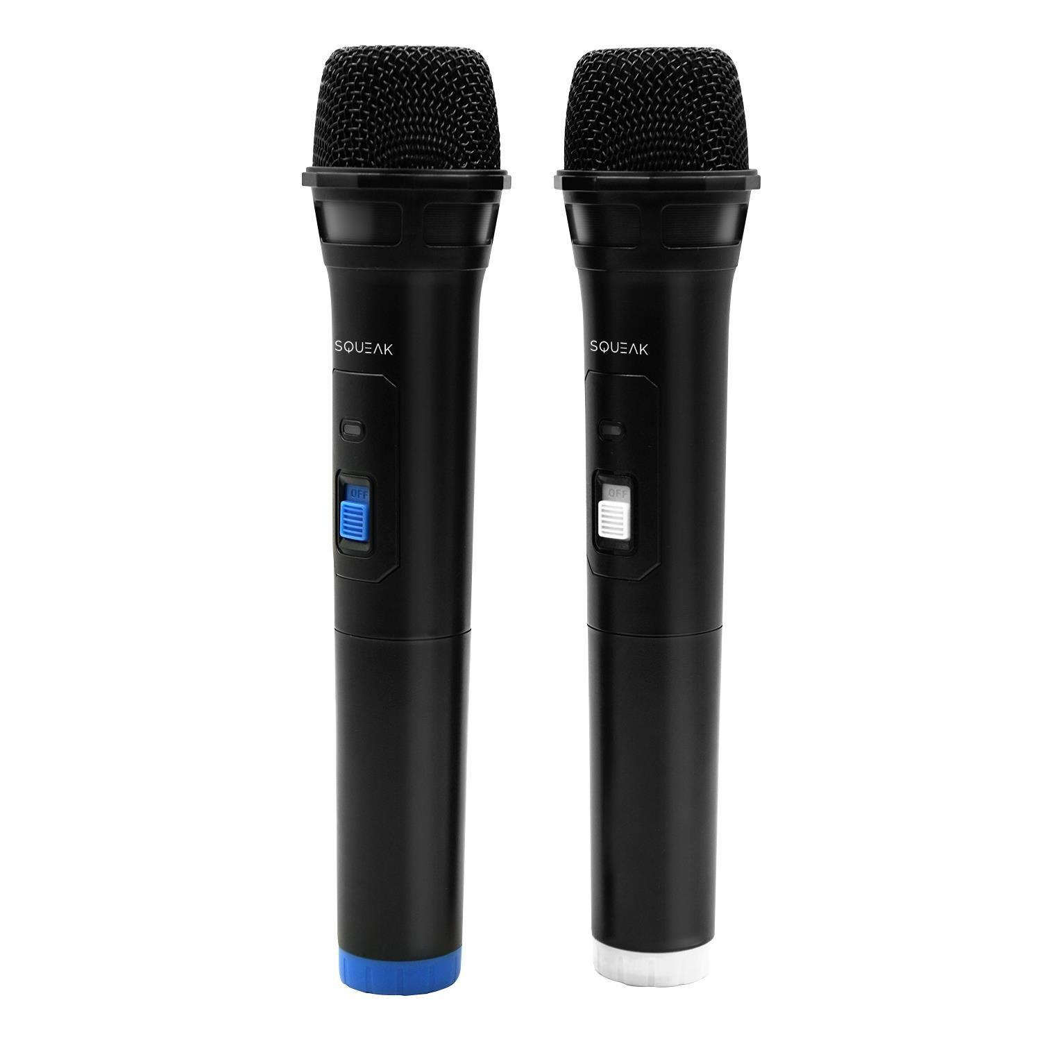 Mikrofony bezprzewodowe do KARAOKE SQUEAK VocalDuo 2,4G SQ1007 2 szt. — zdjęcie 2